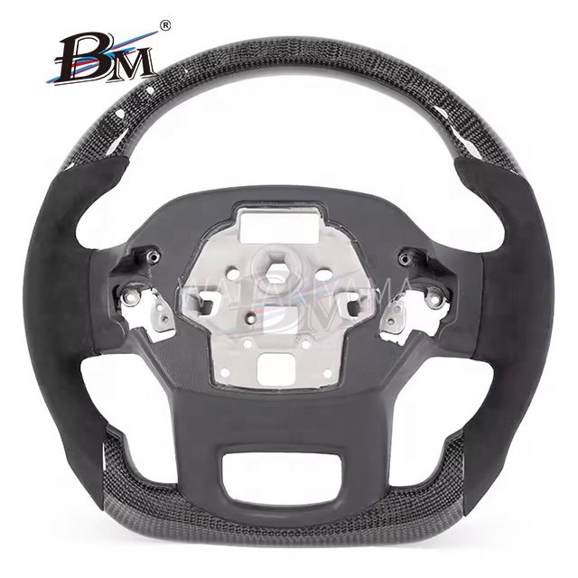 Sport Carbon Fiber Style For F150 Raptor Ford LED Steering Alcantara Wheels Hot Sale Interior Accessories For Cars 2021-up By BM