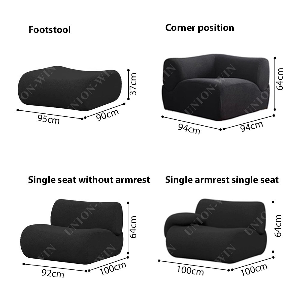 Beezin Living Room Modular Sponge Couch Bed Set Furniture Chair in Box Foam Vacuum Foam Sofa Set Furniture Compressed Sofa