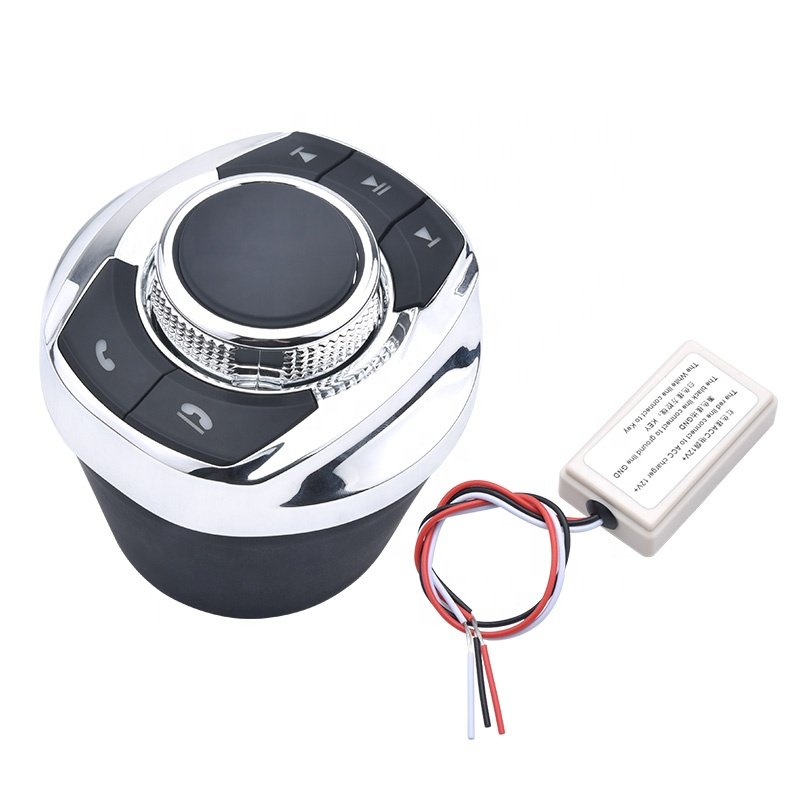 LED Light Car Wireless Steering Wheel Control Button For Car Android Navigation Player