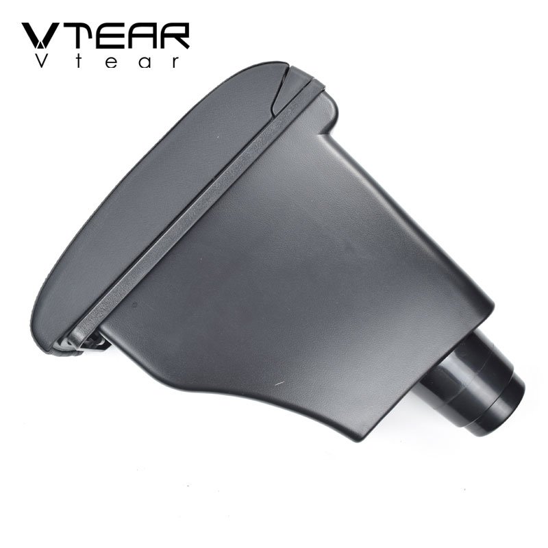 Vtear for Renault Dacia Logan 2 Armrest Interior Leather Arm Rest Accessories Usb Storage Box Car-styling Decoration Parts Auto