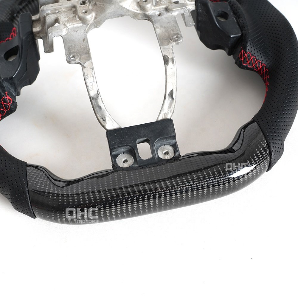 Carbon Fiber Steering Wheel Led For Volante Mitsubishi Evo Evolution Volante Para Lancer 2014 2015 2013 2012 2011 2010 2009 2007