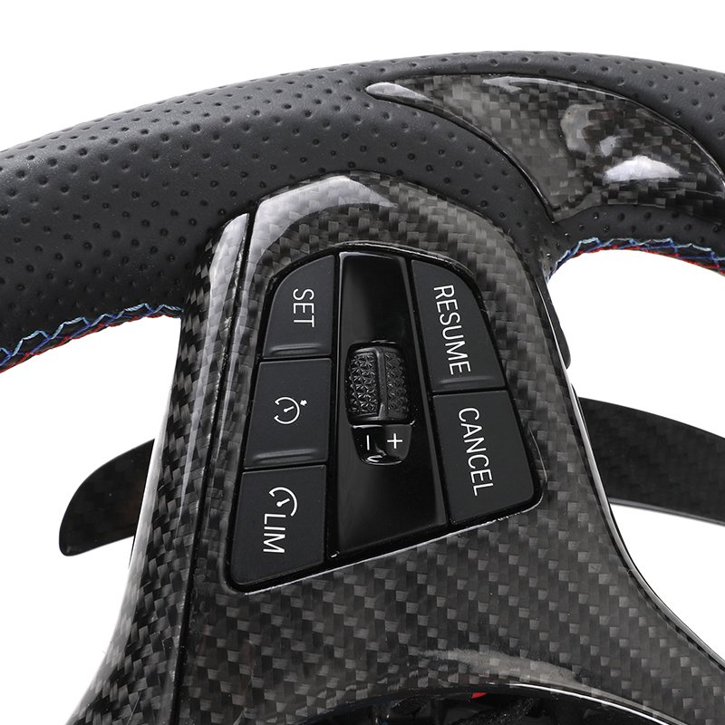Ergonomic Design M Sport Carbon Fiber Car Steering Wheel for BMW F10 F30 F01 X5 F15 E70 F32 E90 E92 E60 E46 F20 G30 G20 M5 M3 M6