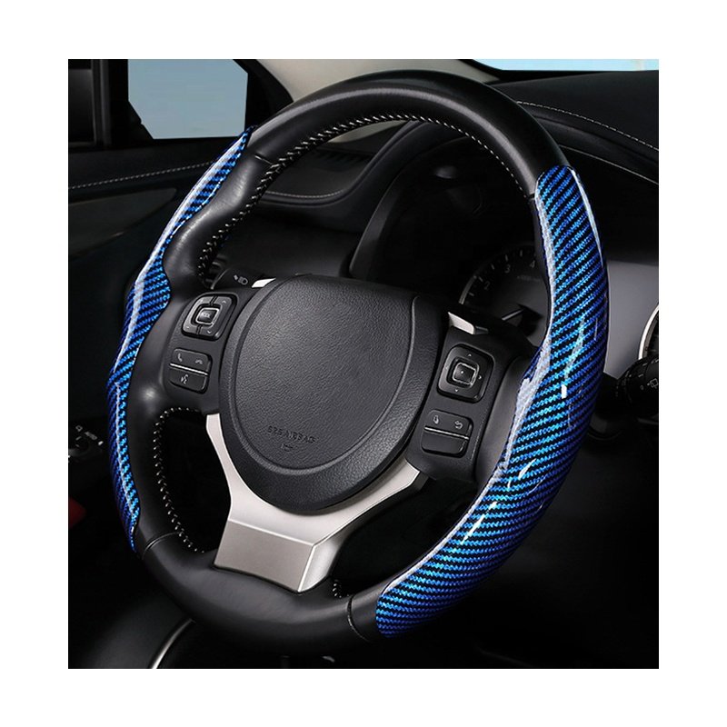 Universal Ultra Thin Carbon Fiber car steering wheel Cover Wholesale