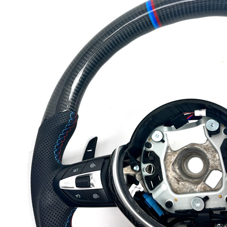 TIYPEOR High Performance Carbon Fiber for 5-7 Series F30 F10 1-7 Series X1-X6 M Car Steering Wheel