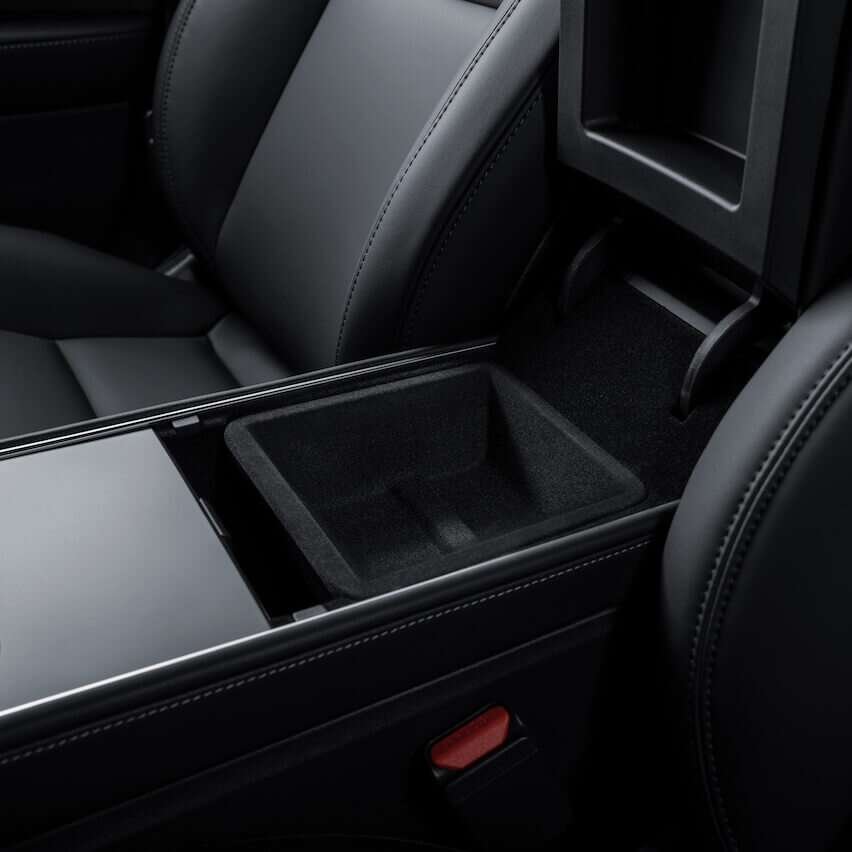 High Performance Storage Box Central Armrest Center Console Cup Holder Organizer for Tesla Model Y Hidden Interior Organizer
