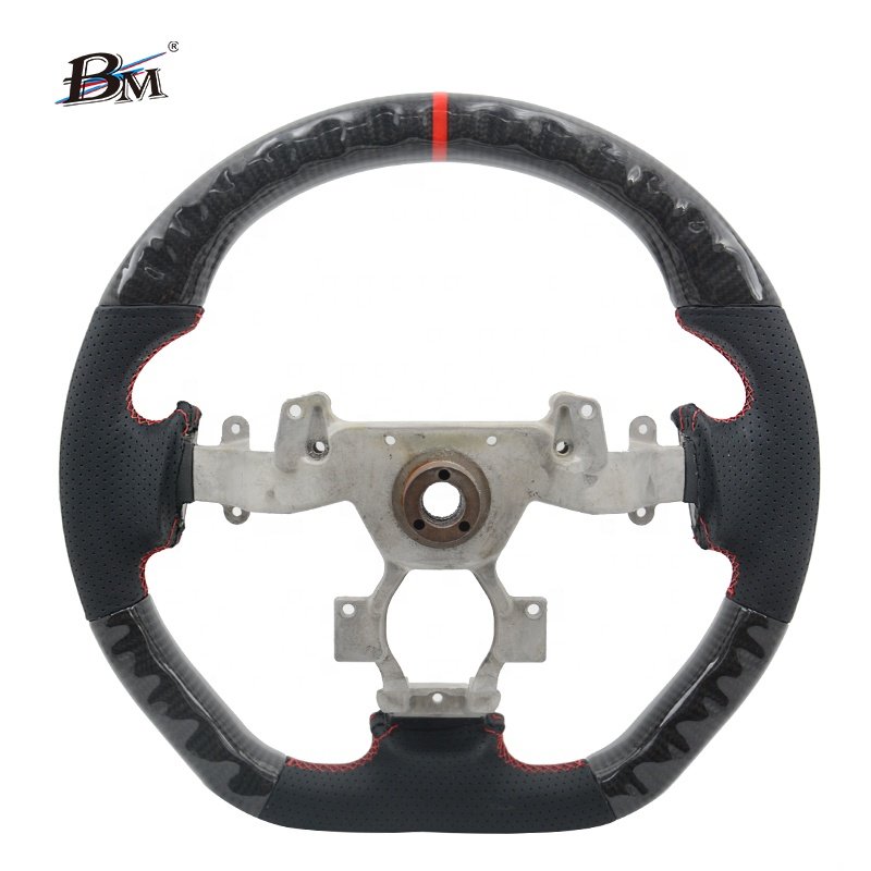 Carbon Fiber Perforated Leather For NISSAN GT-R R35 2009 2010 2011 2012 2013 2014 2015 2016 Custom Sport Steering Wheels