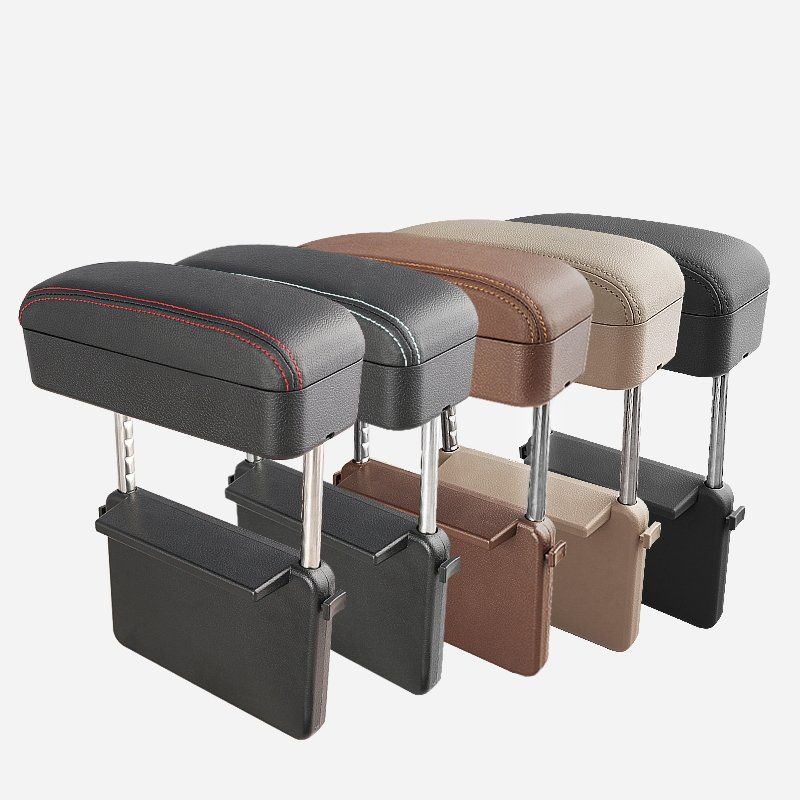Anjuny Universal Car Armrest Organizer Kits Multi Adjustable Auto Console Box