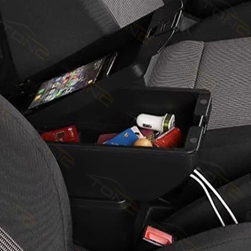 TONC Upgrade Your Ride: Customized Armrest Storage for Ford Ecosport - Premium ABS Design, Stylish and Functional