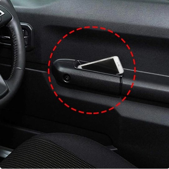 2PCS Armrest Container Door Storage Box Handle Pocket for Suzuki Jimny 2019-2020