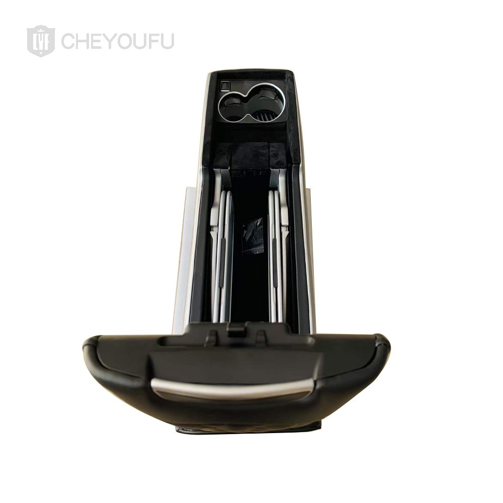 Car Modification Interior Center Armrest Console with Table Plate,cooler Cups,warmer Cups for VIP Car,MPV