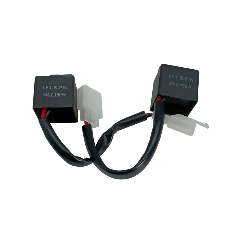 Hot Sale Led Flasher Relay LF1-S-PIN 12V 2 Pin Flasher Compatible With Honda,Kawasaki,Suzuki,Yamaha,Harley Davidson