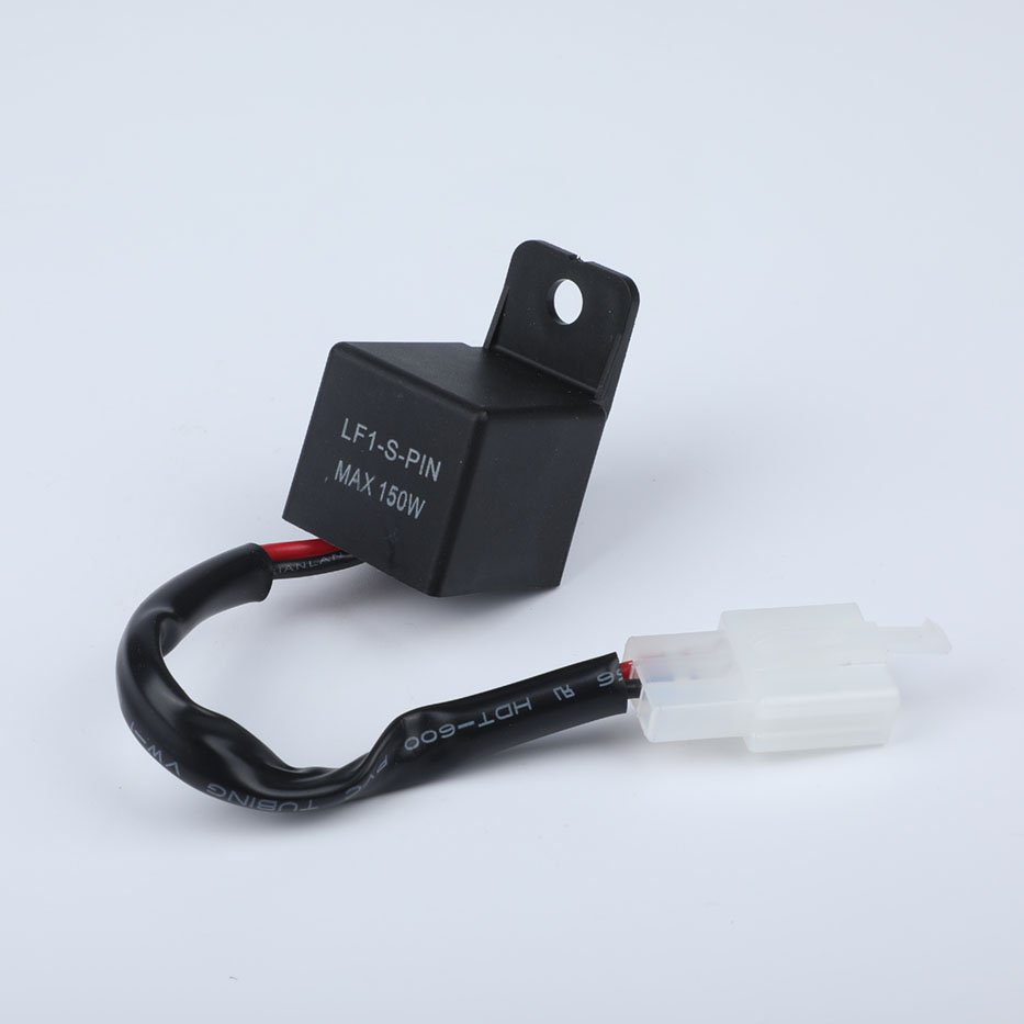 Hot Sale Led Flasher Relay LF1-S-PIN 12V 2 Pin Flasher Compatible With Honda,Kawasaki,Suzuki,Yamaha,Harley Davidson