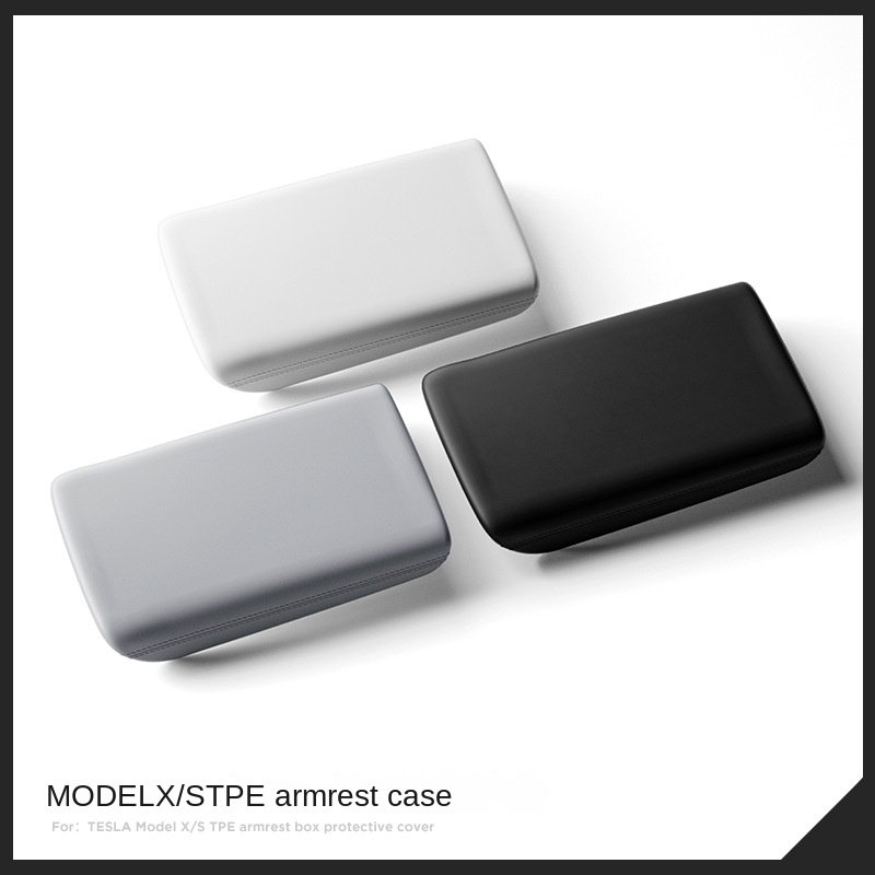 23 Interior Modification Accessories Tesla Model X/S Armrest Box Protective Cover Central Control Cover Storage Box