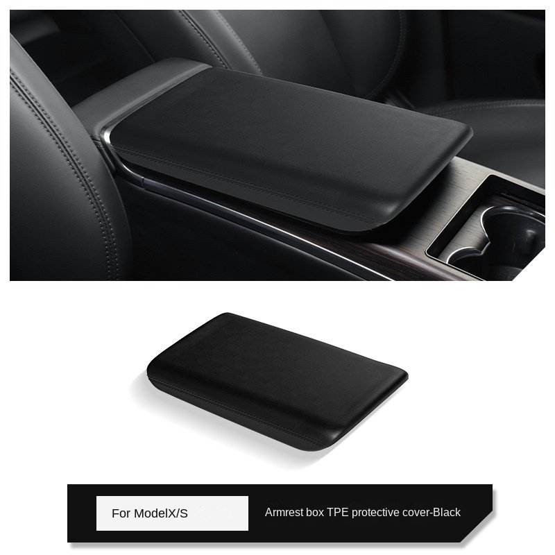 23 Interior Modification Accessories Tesla Model X/S Armrest Box Protective Cover Central Control Cover Storage Box