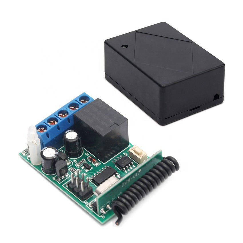 DC12V 10A Relay 1 Channel Receiver Wireless Relay RF 433MHz Receiver Remote Control Switch
