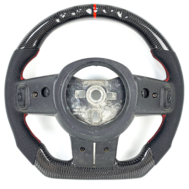 Car interior carbon fiber steering wheel for Jeep Wrangler Grand Cherokee Patriot Compass JK JL EP 2013-2017