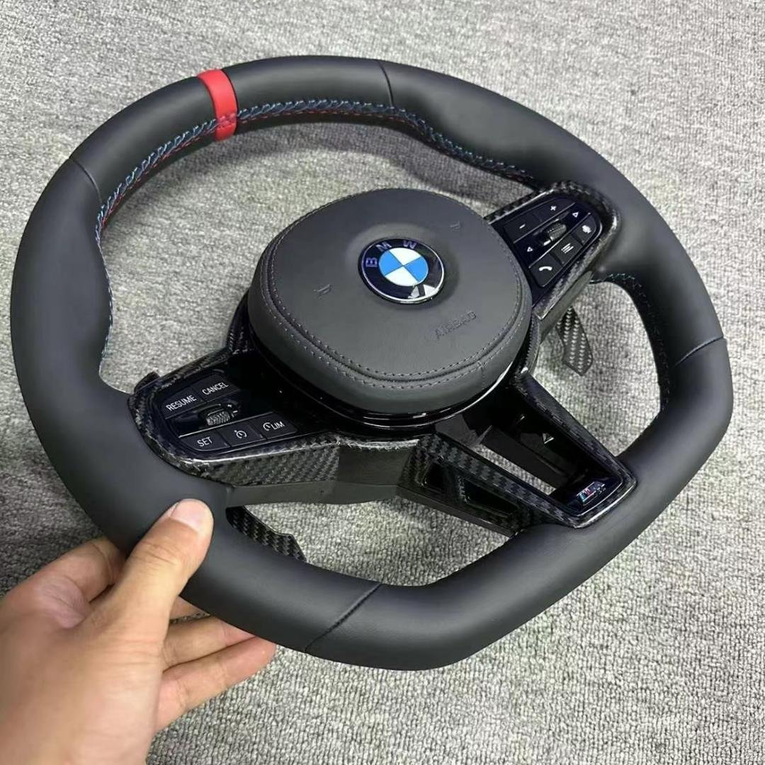 Customization Leather BMW G80 F30 G82 M3 M4 M Performance Steering Wheel