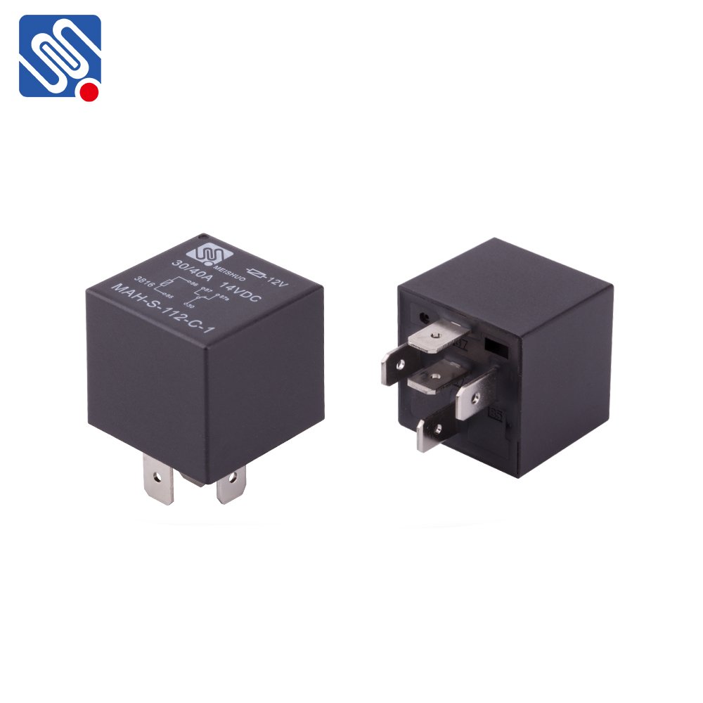 Meishuo MAH - S-112 - a - 1 Automotive Normally Open 12v 40a Jd1912 Automotive 30a 60a 4 Pins Electric Car Relay