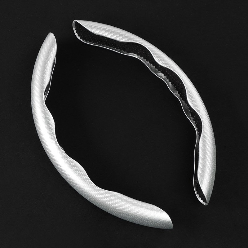 Factory price Foldable carbon handle cover steering anti slip car steering wheel cover