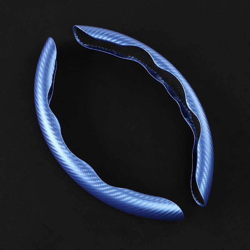Factory price Foldable carbon handle cover steering anti slip car steering wheel cover