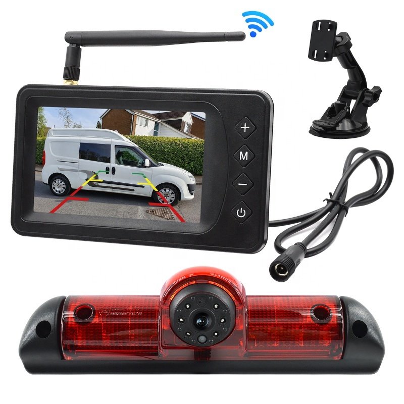 Tovision AHD Wireless 5" Monitor with Brake Light Camera System for Fiat Ducato, Peugeot Boxer, Citroen Jumper/Relay (2006-2018)