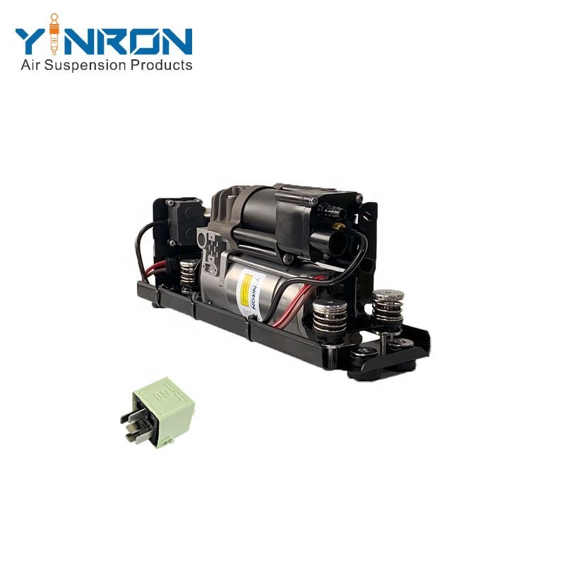Airmatic Compressor Pump With Bracket and Valve Block 37206875176 Air Supply for BMW 7Series F01 F02