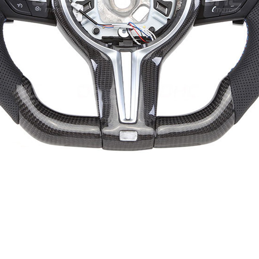 Original Factory Forged Carbon Fiber Carbon Fiber Steering Wheel For BMW F30 F32 F33 F80 F82 With Rivet Spoke