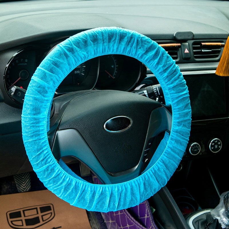 High Quality Plastic Disposable Steering Wheel Cover for Cars