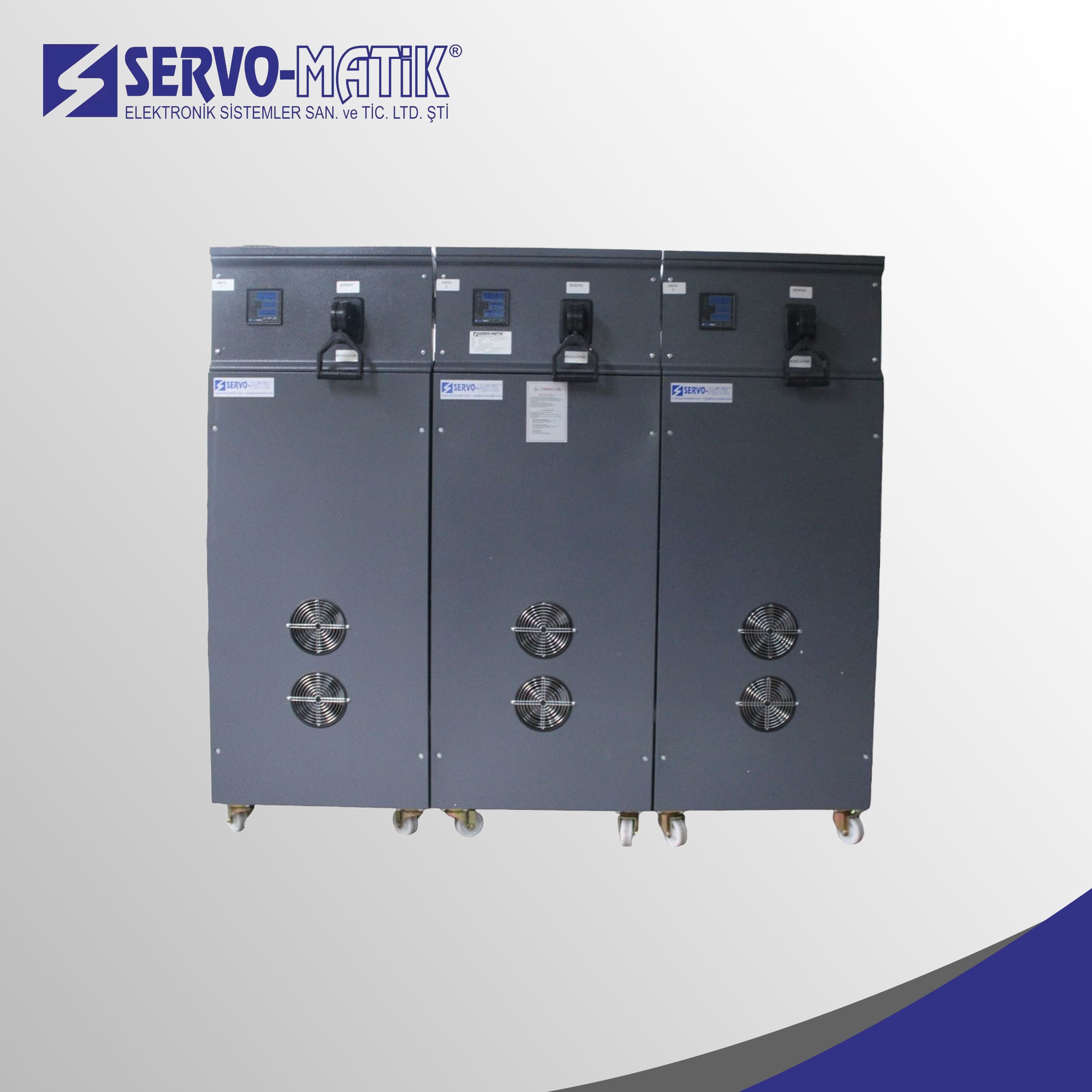 SERVO-MATIK Servo Voltage Regulator 600KVA - 1000KVA SERVO-REG Three Phase Input-Three Phase Output