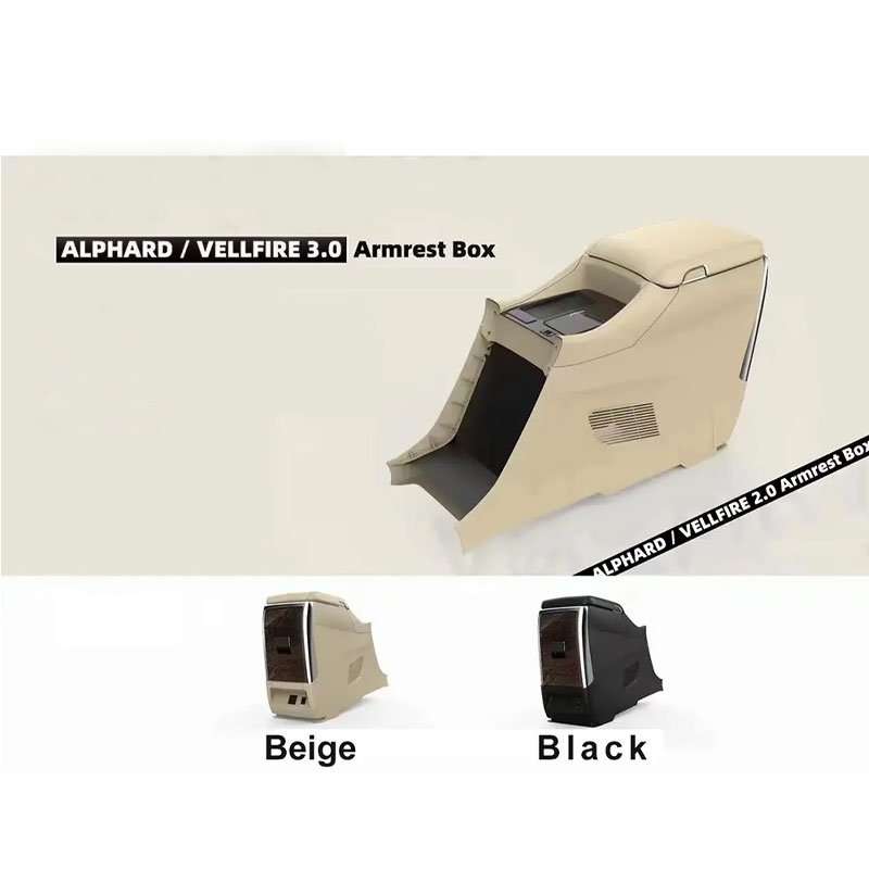 For 2009-2014 Toyota Alpha Upgrade New Center Console Armrest Box Modified Body Parts