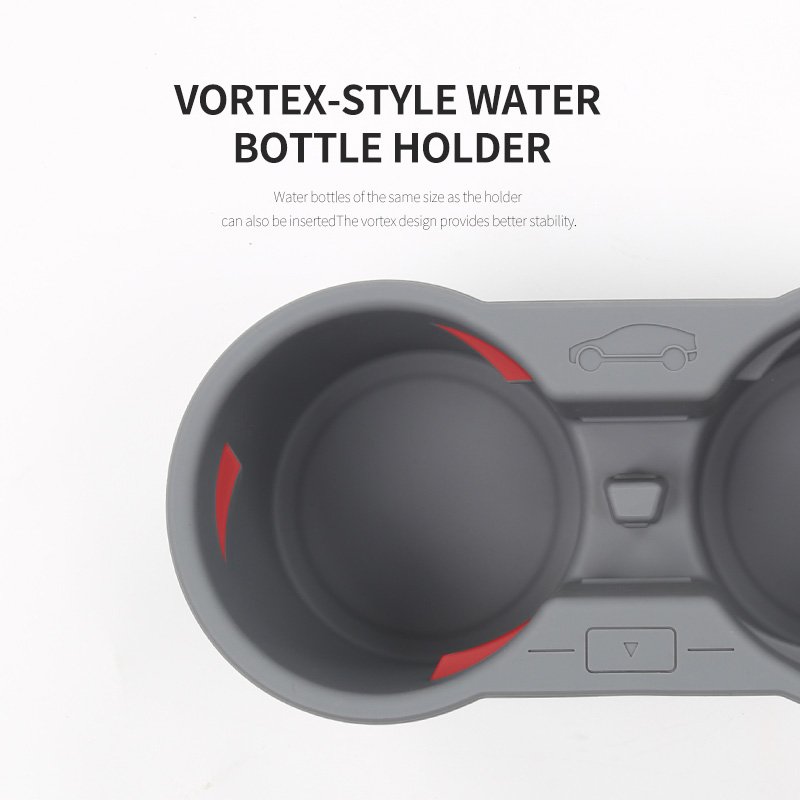 High Performance Storage Box Central Armrest Center Console Cup Holder Organizer for Tesla Model Y Hidden Interior Organizer
