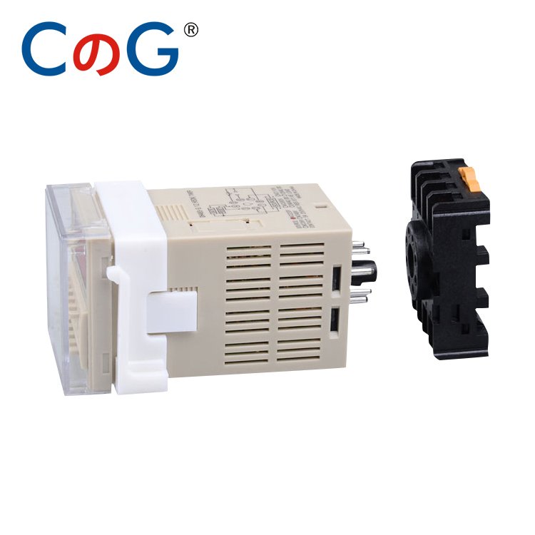 DH48S-1Z DH48S-2Z 12V 24V 110V 220V AC DC Time Relay Adjustable Programmable Double Timer Relay Auto Delay Relay With Base DH48S