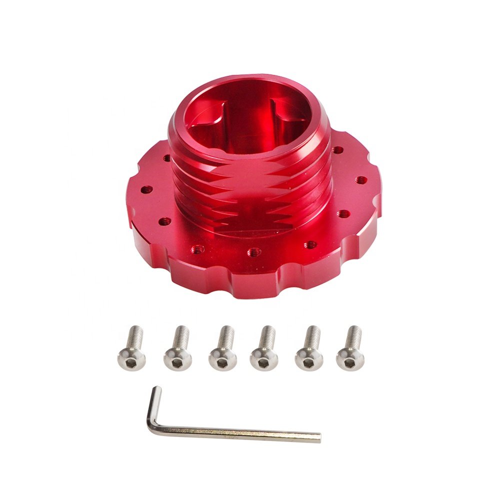 JZZ cozma Red Black Racing Steering Wheel Connection Adapter for TXT300 T500TS car accessories