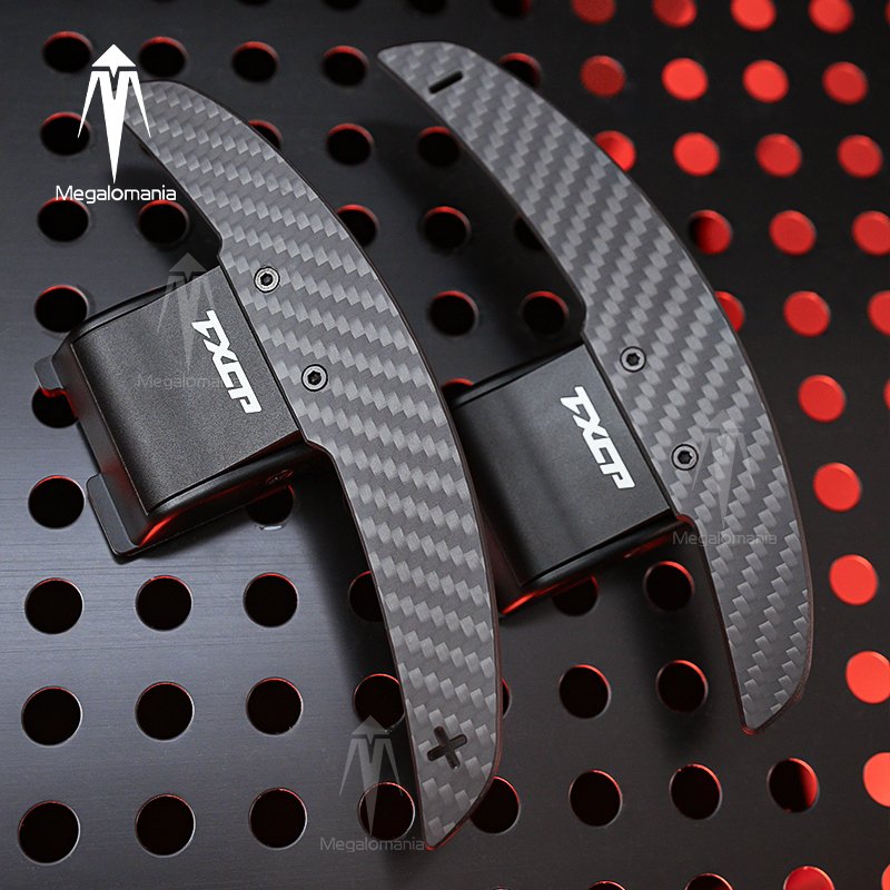 For ford 2015-2023 Mustang Shelby GT Car Magnetic Steering Wheel Paddle Shifter Carbon Fiber Shift Paddle