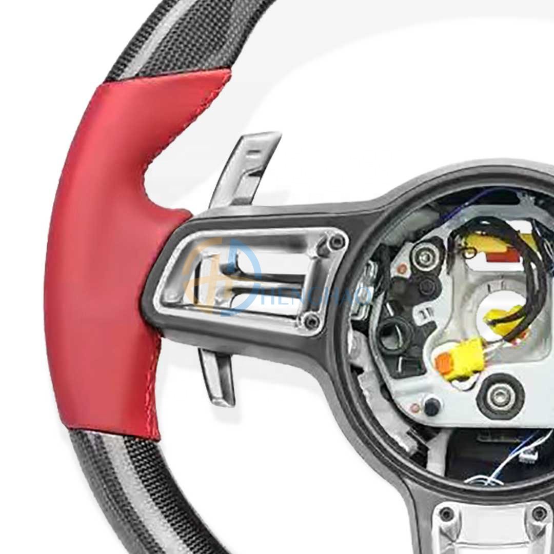 Factory Wholesale Price Carbon Fiber Steering Wheel For Porsche Panamera Cayenne Macan Cayman Boxster 718 911 Upgrade GT Style