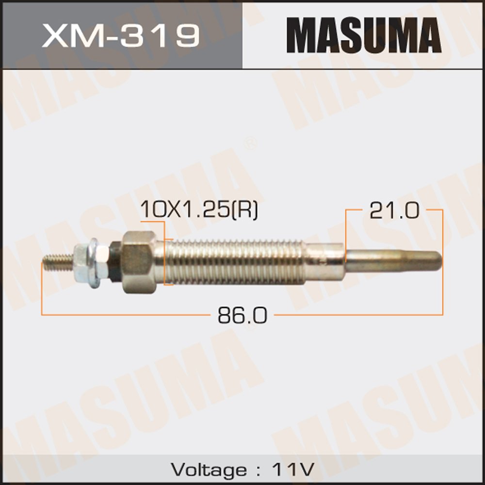 XM-319 MASUMA Auto Repair Glow Plug Relay D14A3 1400cc ME201632 ME201638 ME203583 ME203754 for MITSUBISHI CHALLENGER