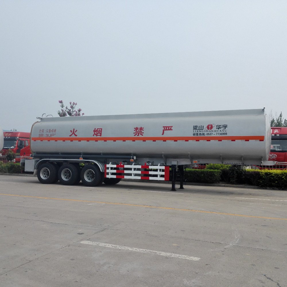 45000L Crude Oil/diesel/petrol tank Semi Trailer, Stainless Tanker Trailer