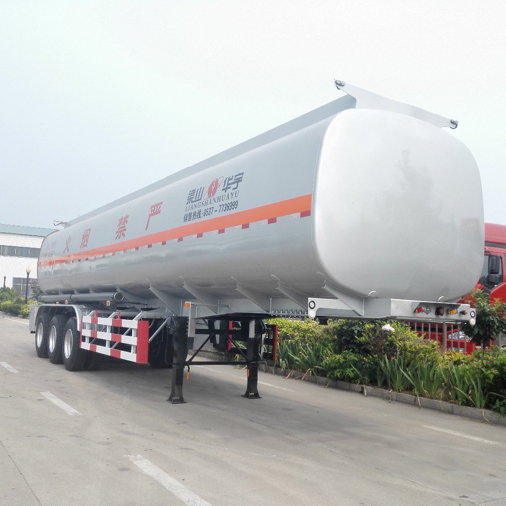 45000L Crude Oil/diesel/petrol tank Semi Trailer, Stainless Tanker Trailer