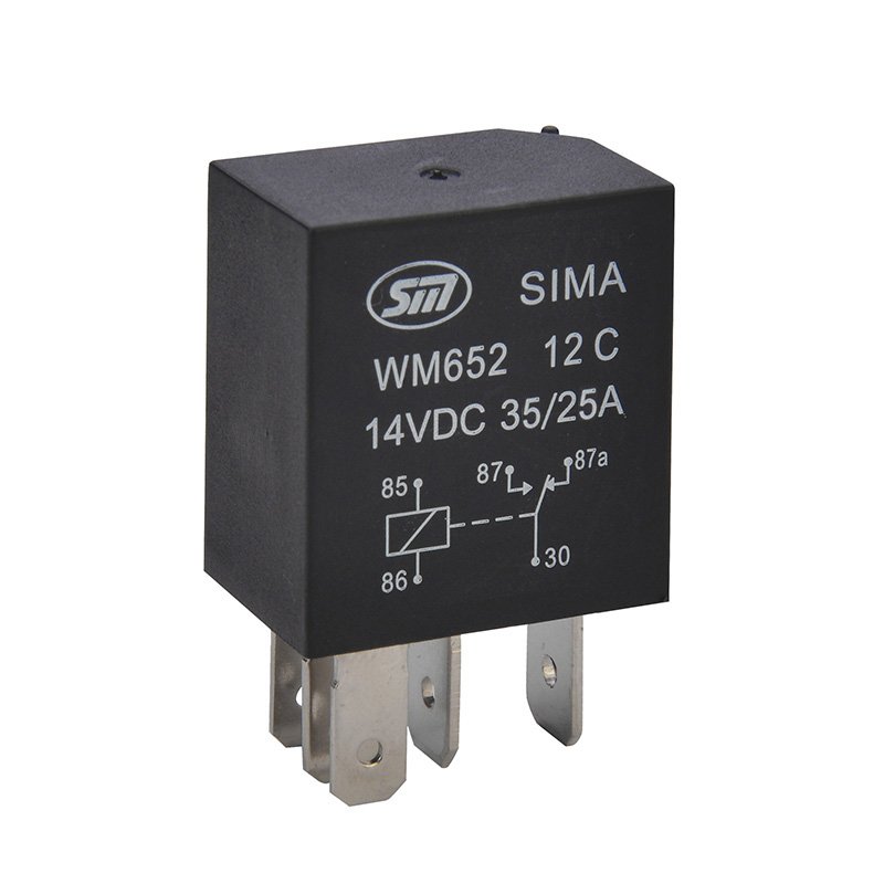 Auto Relays 4 Pin 5 Pin NO/NC 12v 24v Automotive Relay WM652