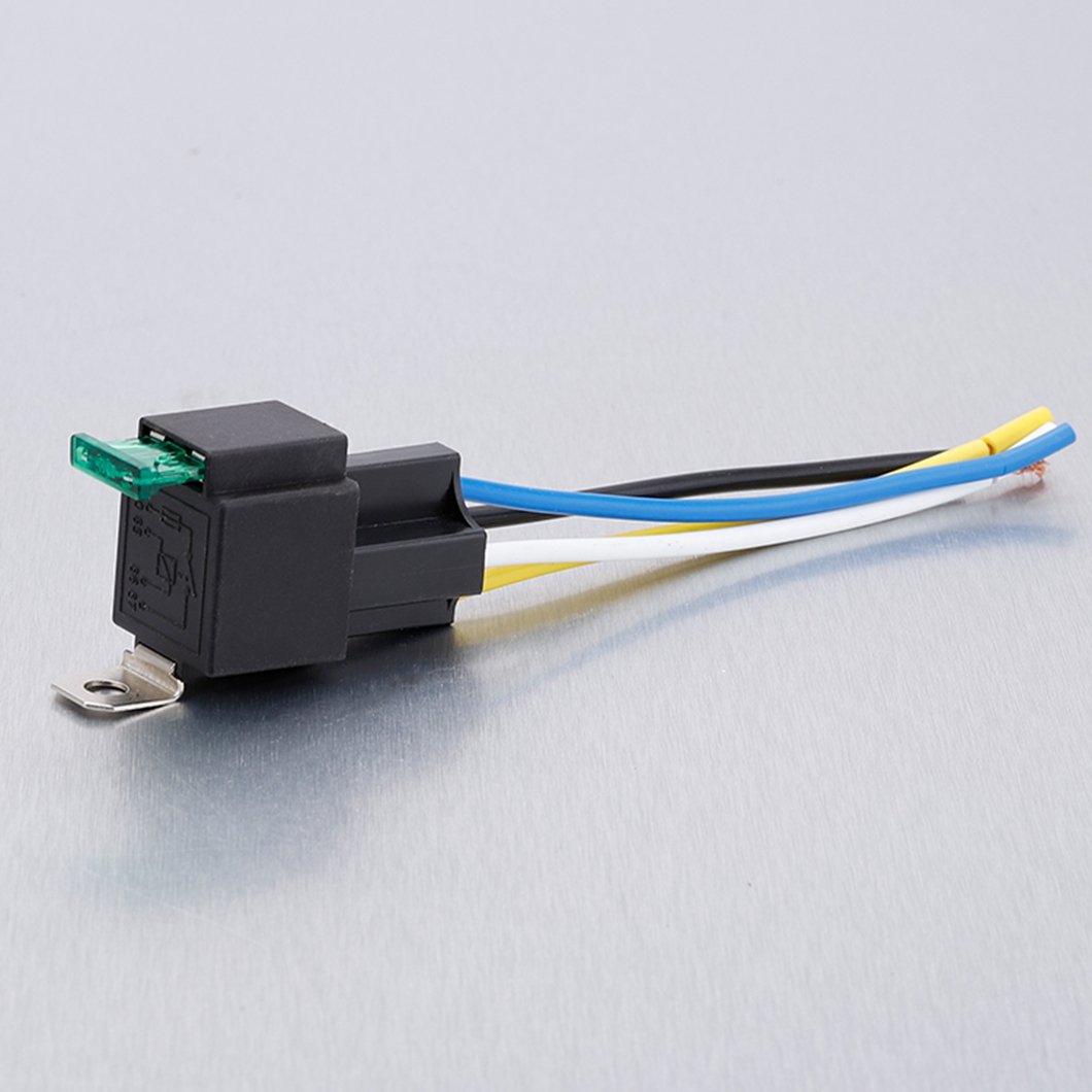 ABILKEEN Automotive Electronic Relay High Quality 12V 40A Auto Electronic Relay With Micro2 Fuse Circuit Protection Wire Harness