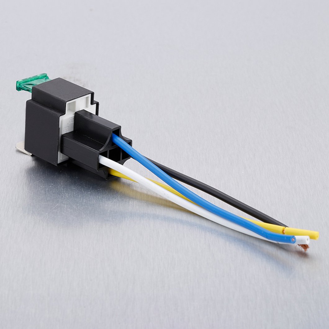 ABILKEEN Automotive Electronic Relay High Quality 12V 40A Auto Electronic Relay With Micro2 Fuse Circuit Protection Wire Harness