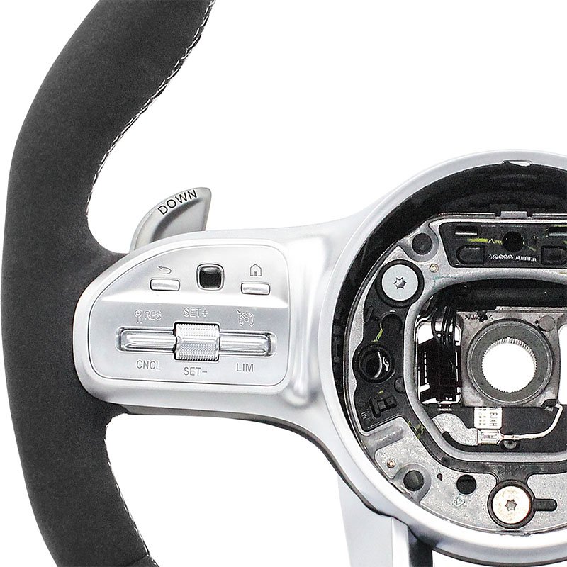 For Mercedes Benz A GLA B GLB C GLC E GLE CLS 2019-2023 custom sports model handle steering wheel modification ZC-809-P57-F
