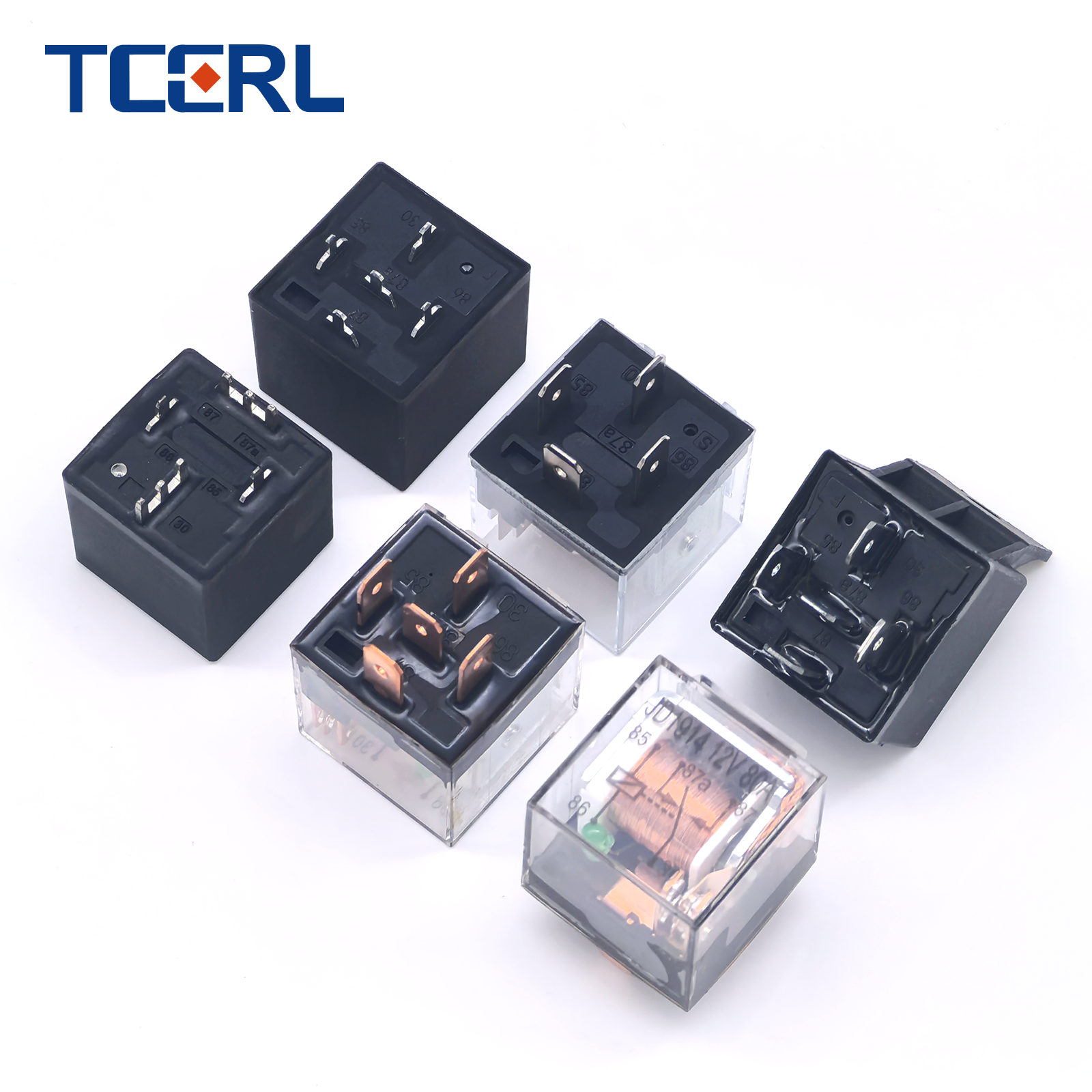 New Arrival Miniature Automotive Flasher Relay 12V 24V High Voltage Auto DC High Load Current 5-pin 4-pin Sealed Protector
