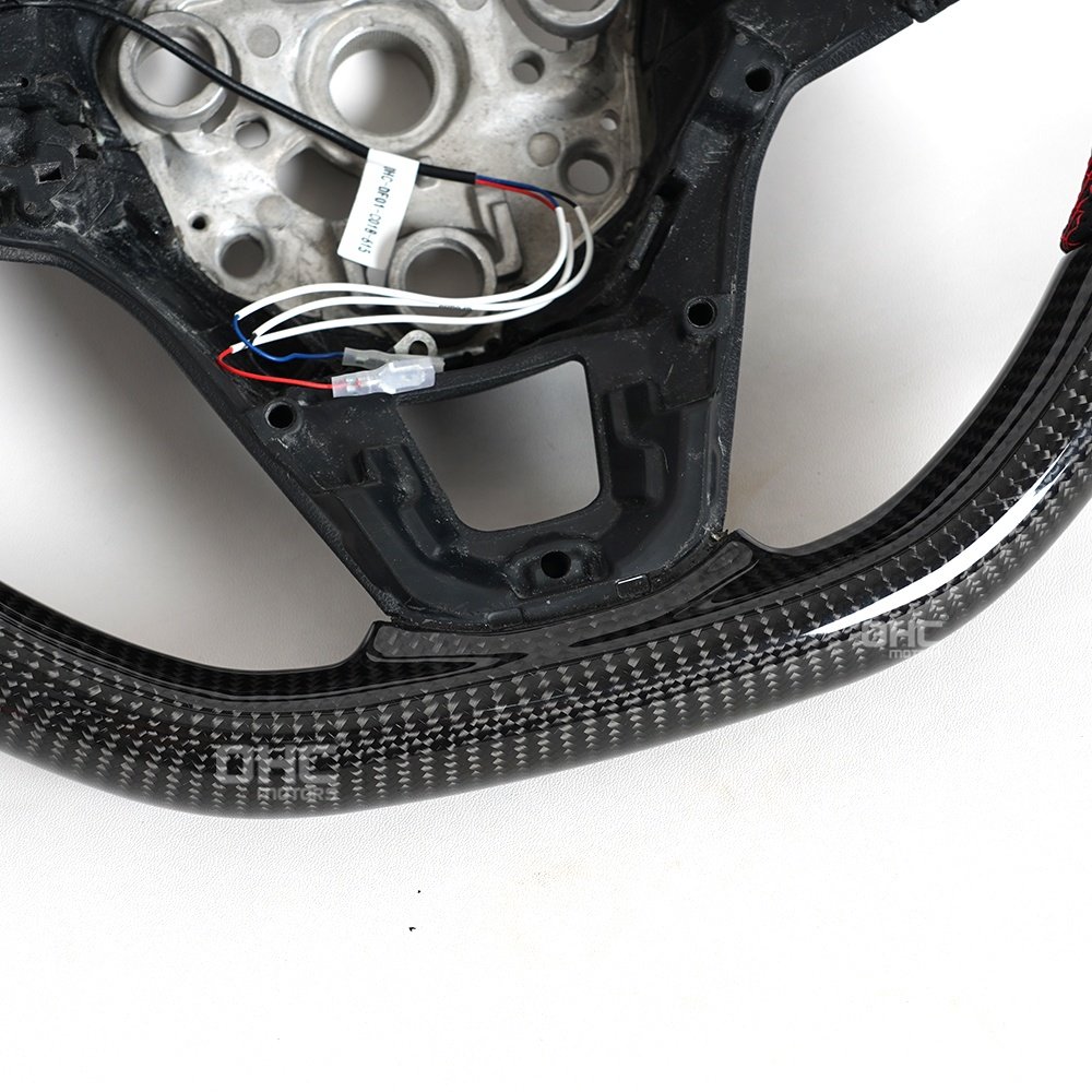 Led Rpm Steering Wheel Carbon For Volkswagen R Line Passat Vw Passat Steering Wheel 2023 2024