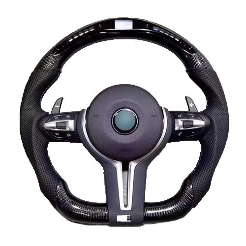 For bmw f20 f32 sport steering wheel Black Perforated Leather M Performance carbon Steering Wheel Original Factory