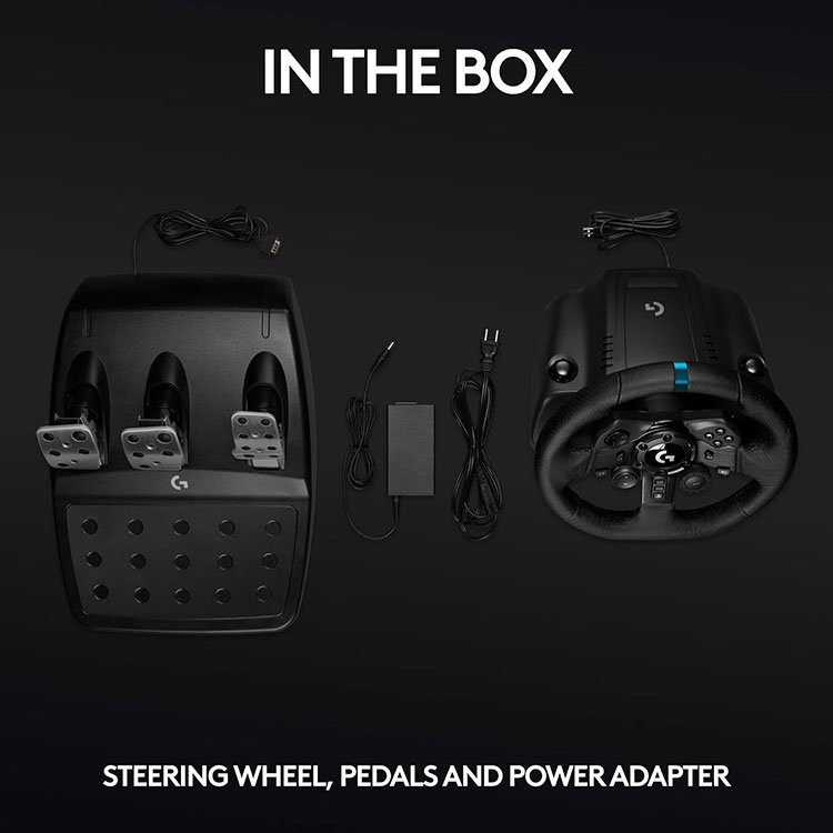 Original Volante Logitech G923 Steering Wheel PS4 PS5 Racing Simulation Game Refi Logitech G923 Racing Wheel and Pedals for PC