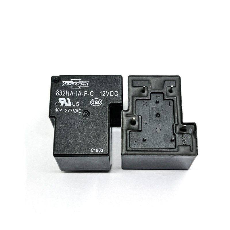 832HA-1A-F-C-12VDC SONGCHUAN for Air Conditioner High Quality Power Relays Auto Machine 5V 6V 9V 12V 18V 24V 48V Coil Voltage
