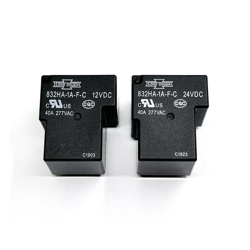832HA-1A-F-C-12VDC SONGCHUAN for Air Conditioner High Quality Power Relays Auto Machine 5V 6V 9V 12V 18V 24V 48V Coil Voltage