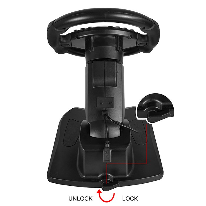 car racing p4 game steering wheel with gear shifter for pc/p3/p4/switch/x-one/x-360 game racing wheel