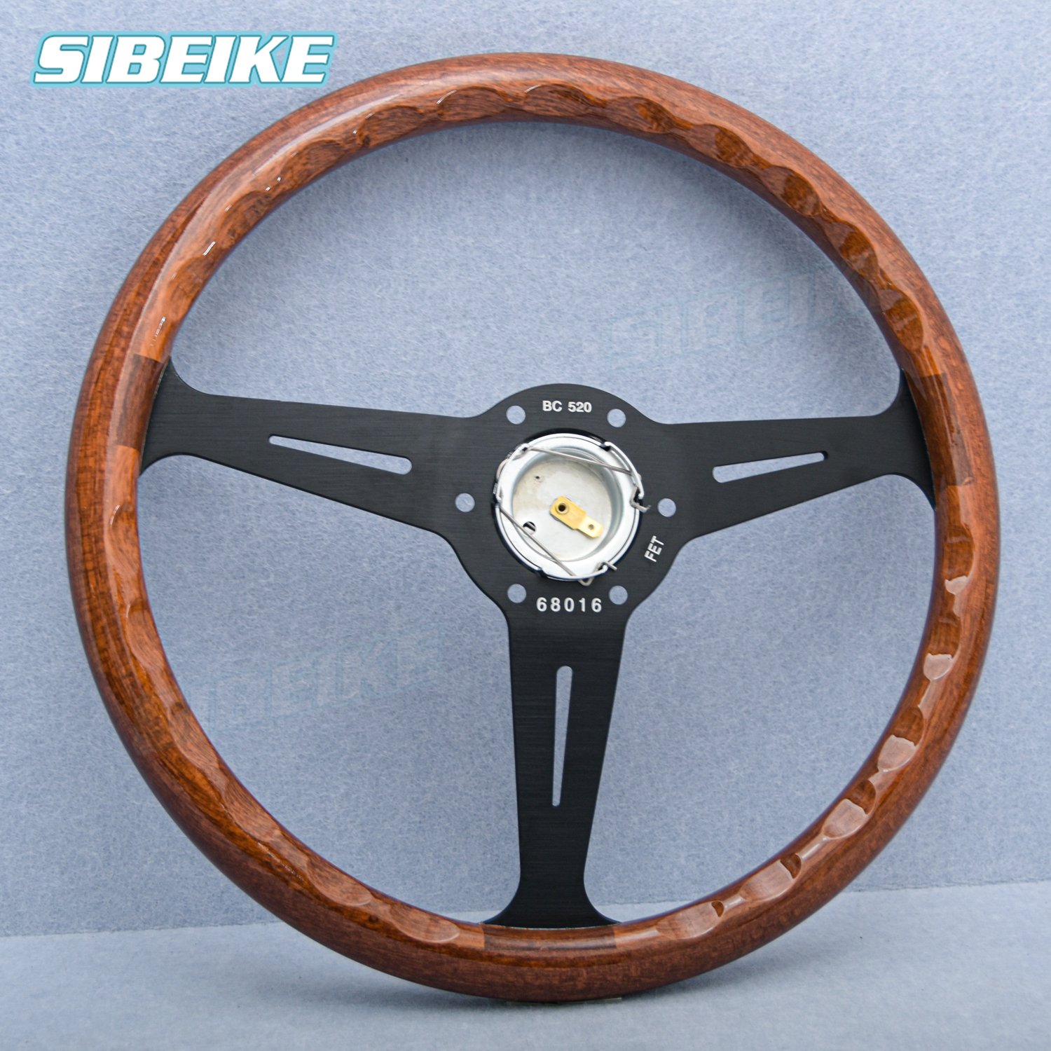 14inch 358mm JDM Classic Wooden Steering Wheel Universal Racing Sport Vintage Wood Steering Wheel Car Accessories
